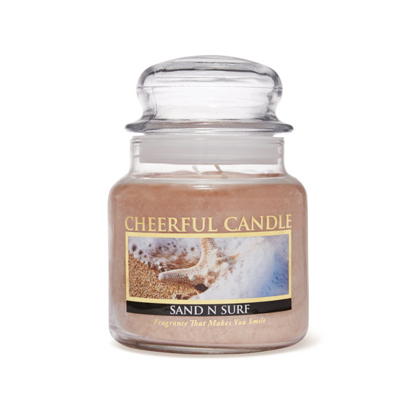 A Cheerful Candle LLC Sand and Surf Scented Jar Candle Wayfair